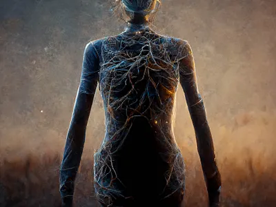 Magical soul - Midjourney Ai 3d ai aiart dark design illustration visual design