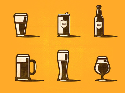 Beer Icons alcohol bar beer branding brunch cervesa dinner foam girls night glass graphic design icons illustration illustrator item menu resteraunt texture ui wine