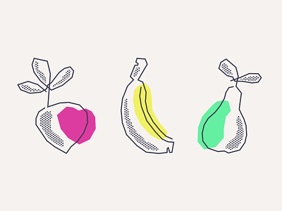 Yosh Illustrations color colorful drink food fruit health icon icons illustration juice leaf linear love monoline packaging shadow vegetables