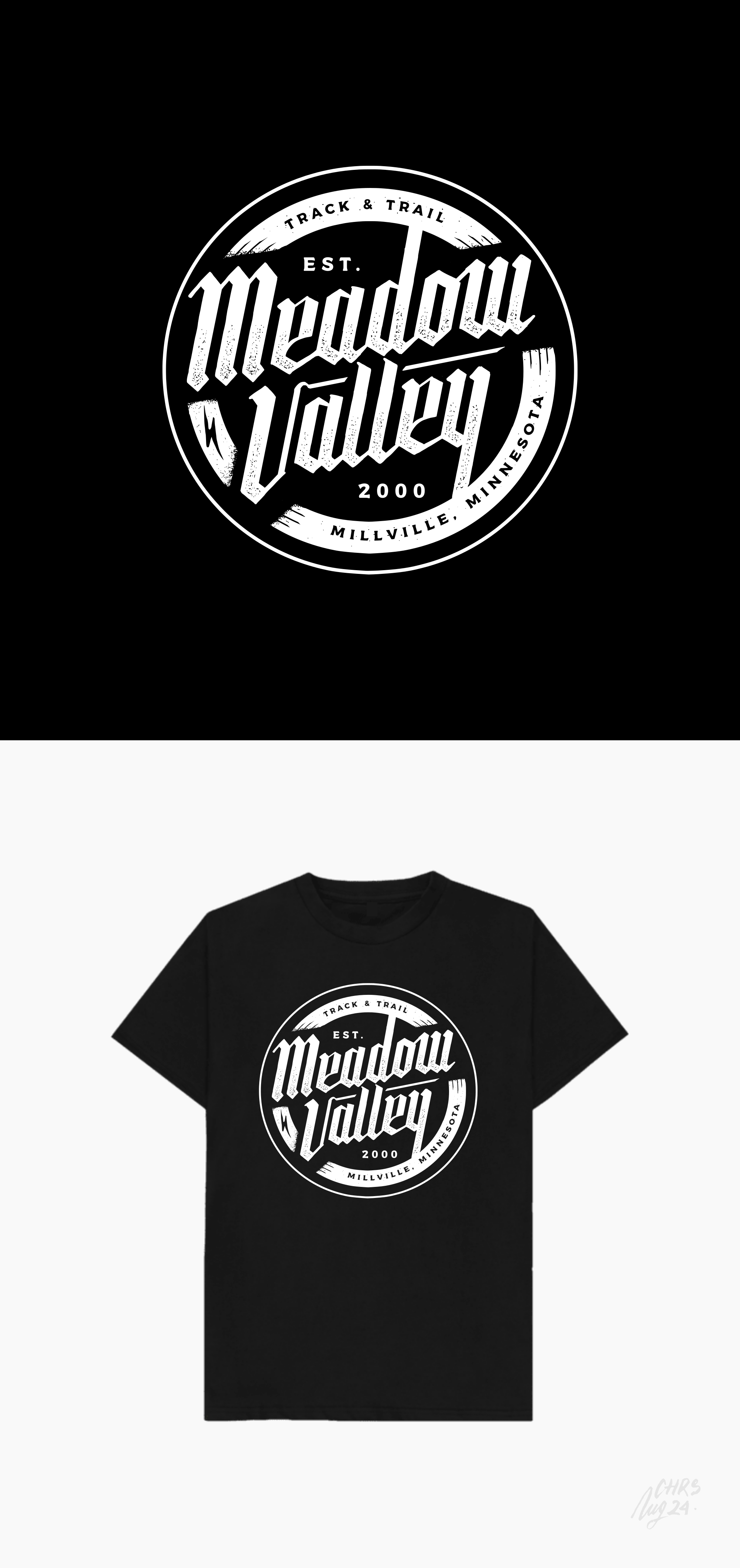 Example of Custom Lettering For Clothing Or Merch