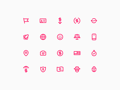 Simple iconography for global payments freelancer global payments iconography icons legal money money transfers payments transaction ui
