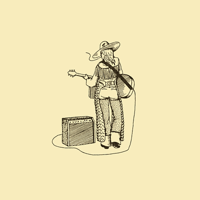 Rockstar branding country cowboy cowgirl design festival graphic design illustration logo music vintage western
