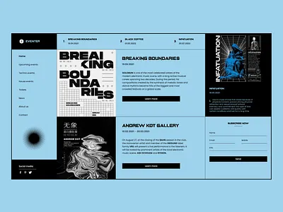 EVENTER design eventer events eventsdesign illustration logo poster techno technodesign technoposter ui uidesigner uiux uiuxdesign uiuxdesigner ux web webdesign website websitedesign