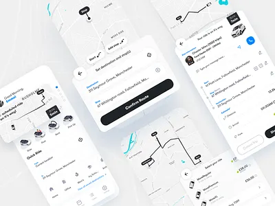 Ride sharing & rental app - Move app car app car rental car rental app card design debut driver home move app pathao rental app ride ride app ride search ride sharing schadule app shortcut slider design uber ui