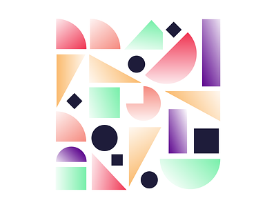 Brand Illustration Experiment blocks data data visualization fruity geometry illustration shapes toy blocks