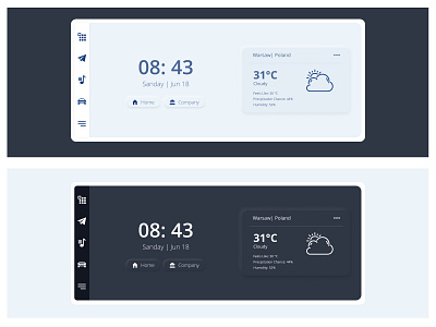 Weather Widget app ui ux wheater widget