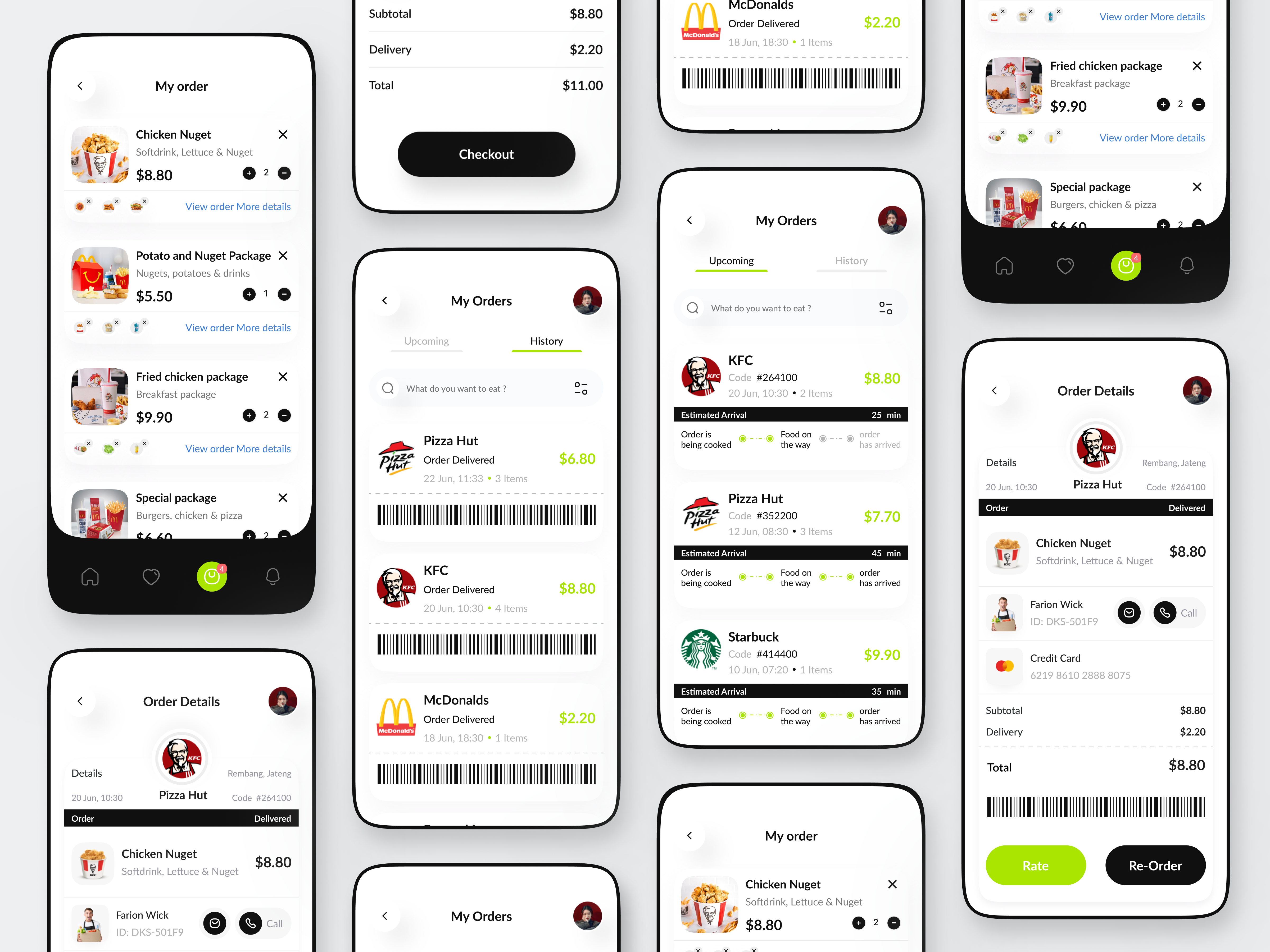 Example of Food Delivery Mobile App