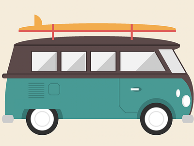 26. Vintage - Divtober 2022 css cssart design divtober singlediv surfer van vintage vwbus