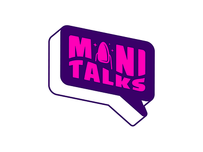 Mani Talks Logo 2d app appdesign apple design flat gif icon illustration logo motion ui ux