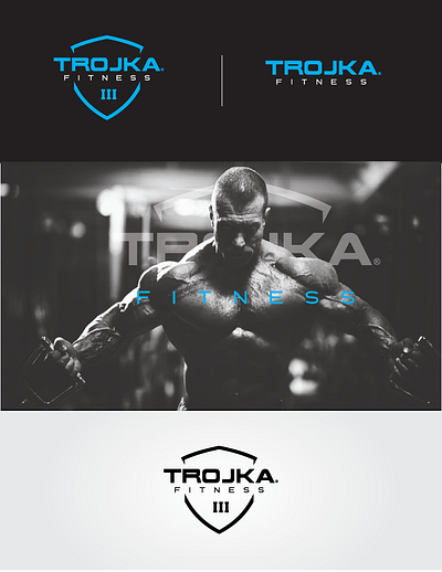 Trojka Fitness Logo branding design graphic design illustration logo vector