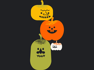 Lil pumps 🎃 design doodle figma illo illustration lol pumpkins