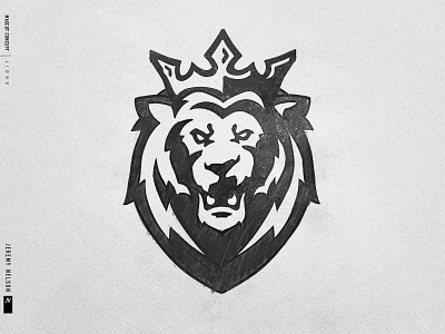 Lions | Mascot Logo animal athletics basketball branding cat esports football identity lacrosse lion lion logo lions logo mascot rugby soccer sports branding sports design sports logo sports mascot