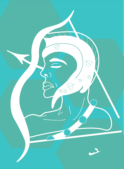 Illustration (Ilustração) collection design illustration illustrator ode oxossi