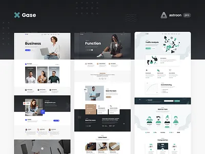 Gase - IT Services & Business WordPress Theme branding design themeforest ui ux web website