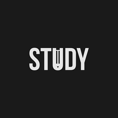 Study Logo Concept brand identity branding design illustrator logo logo designer minimalist study typography vector