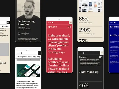 Follow the Change design editorial type ui visual visual design