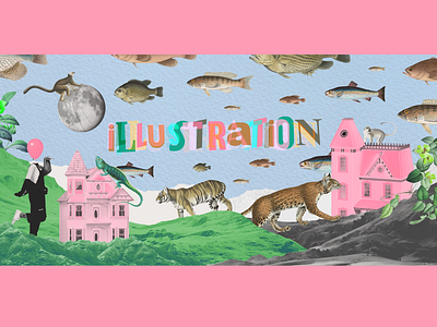 9 collage design editorial illustration graphic design illustration layers