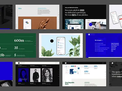 Built for Change editorial ui visual design