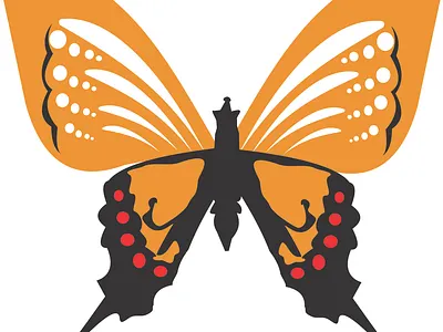 #Butterfly 3d graphic design logo