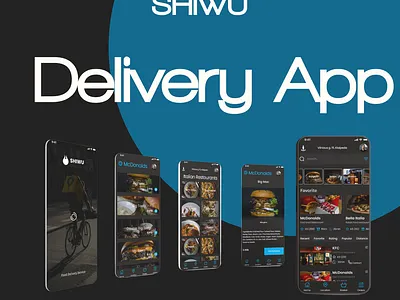 Food Delivery App UI / UX branding graphic design ui