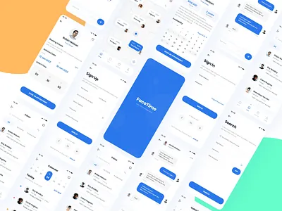 FaceTime iOS app UI 2022 app appui facetime ios ui uiux ux