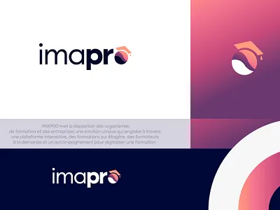 Imapro Logo Design app branding design icon illustration logo software logo design ui ux vector