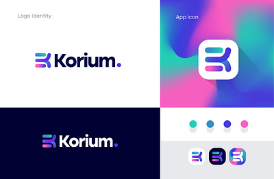 Korium Logo Design app branding design icon illustration logo software logo design ui ux vector
