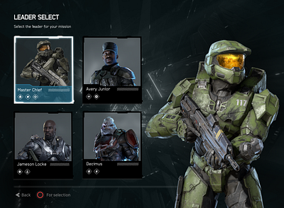 Halo Wars Game UI Design Concept 3d gamedesign gameui pro ui userinterface ux