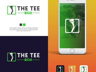 Golf Logo brand brand identity branding broken tee logo colorplate golf logo gradient logo icon identity logo logo design logo mark logodesign logos logotype modern logo monogram tee box