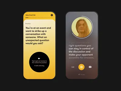 Practice experience app camera learning app practice subtitles ui video recording