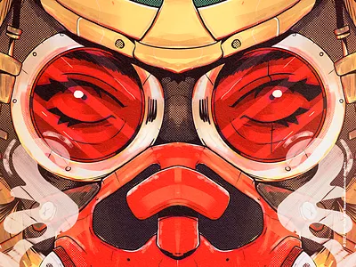 BLOODHOUND × APEX 🔥 apex art color cool creative design game illustration texture