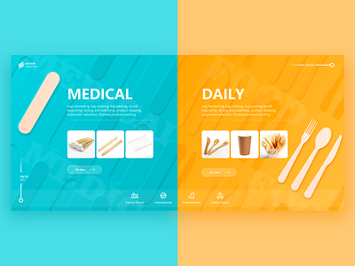 A website home page design typography ui