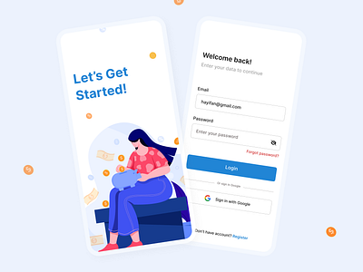 Login Mobile App 3d animation branding colorhunt creative design dribbble figma graphic design iconscout login logo motion graphics onbboarding shots trending ui uitrends uiux userinterface