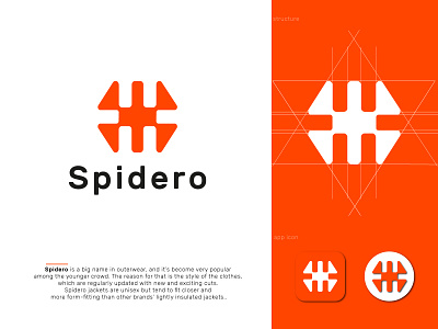 Spidero Logo app icon brand identity branding creative elegant logo graphic design hire best designer illustration logo design logo folio logo inspiration logo maker logo type minimal logo minimalist logo modern logo professional