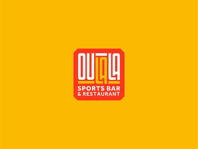 OuLaLa Sports Bar & Restaurant logo brand design branding design graphic design identity logo logo design vector