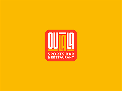 OuLaLa Sports Bar & Restaurant logo brand design branding design graphic design identity logo logo design vector