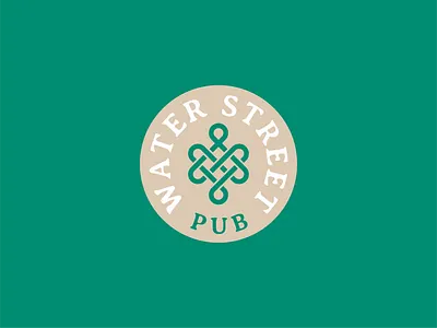 Water St. Pub logo brand design branding design graphic design identity logo logo design vector