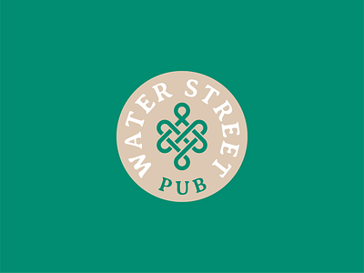 Water St. Pub logo brand design branding design graphic design identity logo logo design vector