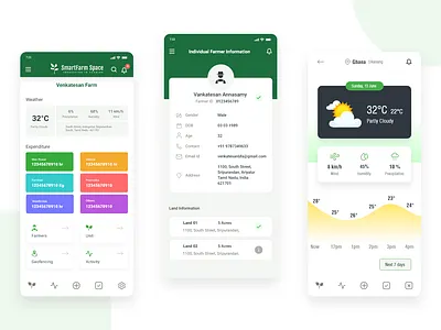 Agriculture Mobile App UI/UX Design agriculture app design app design mobile app design product design ui design uiux design