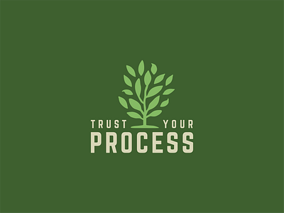Trust your Process logo brand design branding design graphic design identity logo logo design vector