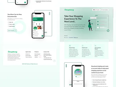 SHOPKING WEB graphic design ui