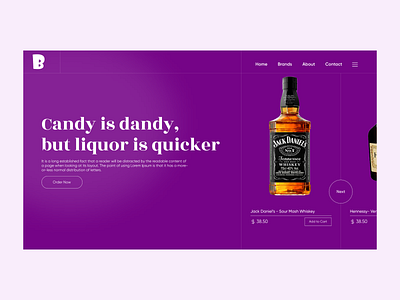 Bould Brothers bottles branding figma design jack daneils liq liquor store online liquor photography shopping ui whiskey