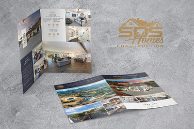 SDS Homes Estate Home 11x17 Bifold branding graphic design