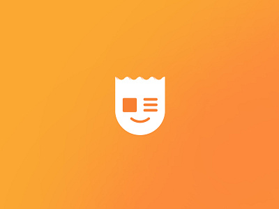 Fun News App Icon Concept app icon app icon sale app logo blog blog logo fun icon fun logo gradient logo logo design logo for sale mobile icon news news app newspaper vector