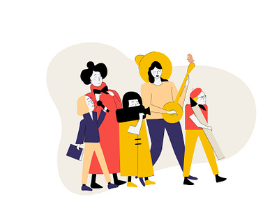 Artist flat design flat illustration flatdesign graphic design illustration illustration art illustration design