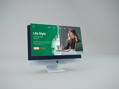 Lifestyle Website Design arefe bibak arefebibak branding design life lifestyle ui uiux ux volton voltonacademy voltonstudio web design