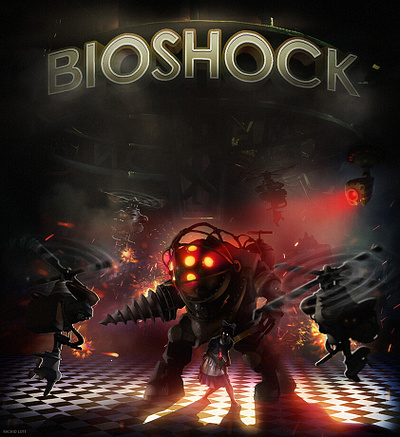 Bioshock architectural concepts artwork bioshock childhood conceptart design digital 2d digital 3d fan art illustration rachid lotf rachidlotf