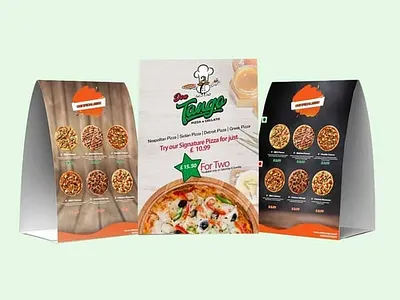 Tent Card |Table Tent | Tent Card Printing | MenuMa Print cheap table tents