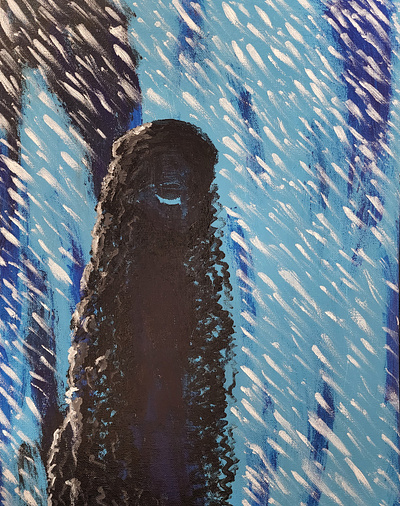 "DownPour" acrylic art artcherstories paint painting