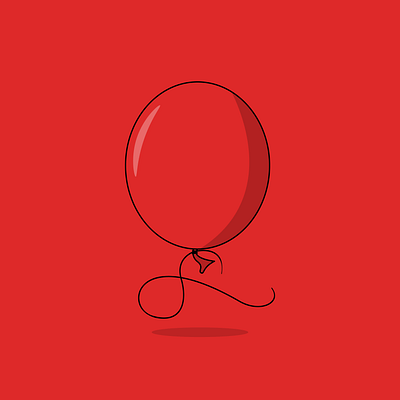Balloon abdesig art balloon birthday design flat flat design graphic design illustration minimal
